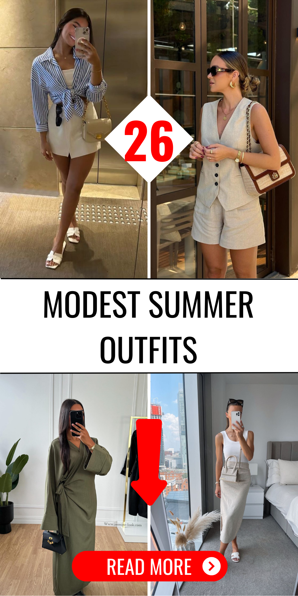 Elevate Your Summer Wardrobe with 26 Chic Modest Outfits for 2024 ...