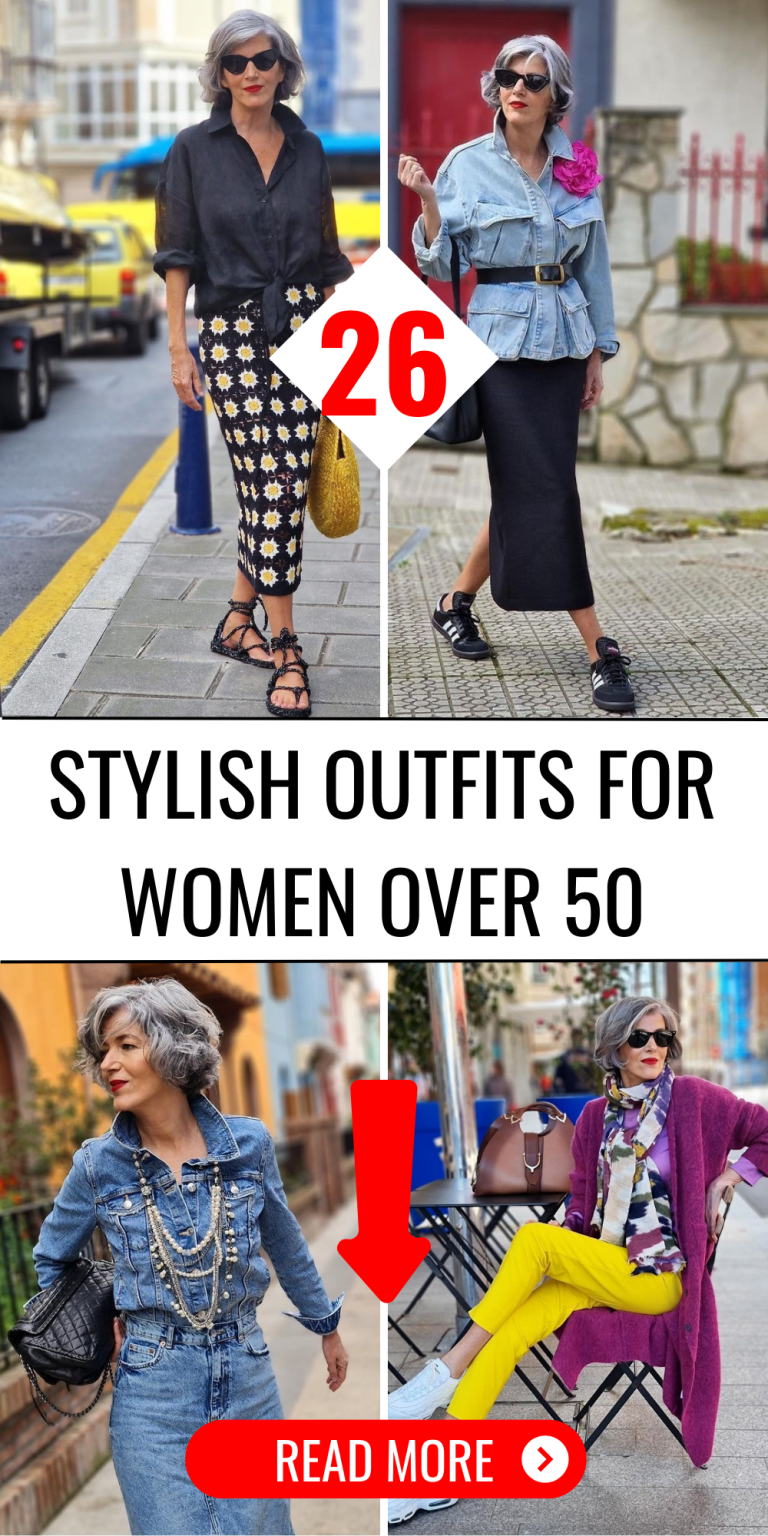 26 Stylish Outfits for Women Over 50: Ageless Chic & Elegance - Your ...